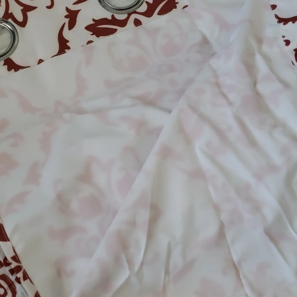 *PRICE DROP-FINAL PRICE* One curtain panel with top grommets in Rust NWOT